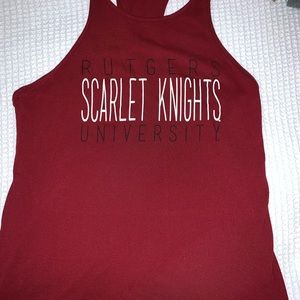Rutgers workout tank
